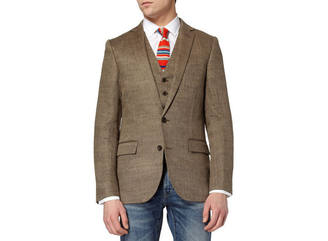 J. Crew Ludlow Herringbone Linen Blazer J. Crew Ludlow Herringbone Linen Blazer