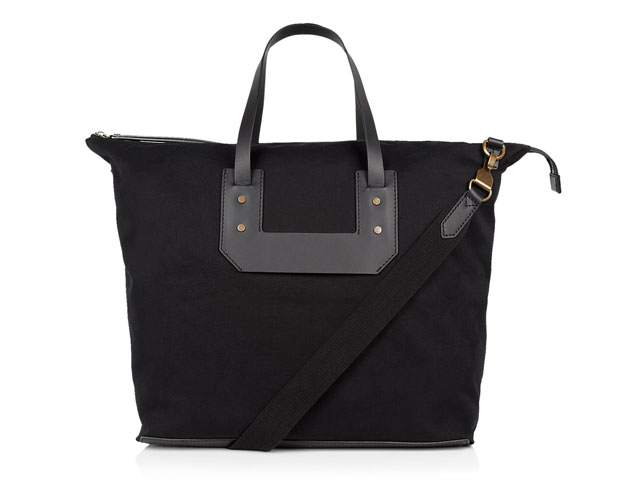 Burberry Brit Black Canvas Overnight Bag Burberry Brit Black Canvas Overnight Bag