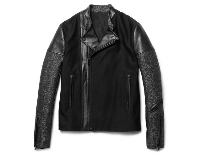 Balenciaga Panneled Biker Jacket Balenciaga Panneled Biker Jacket
