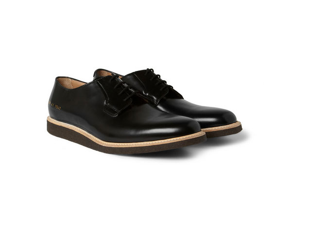Common Projects Crepe Sole Leather Derby Shoes Common Projects Crepe Sole Leather Derby Shoes