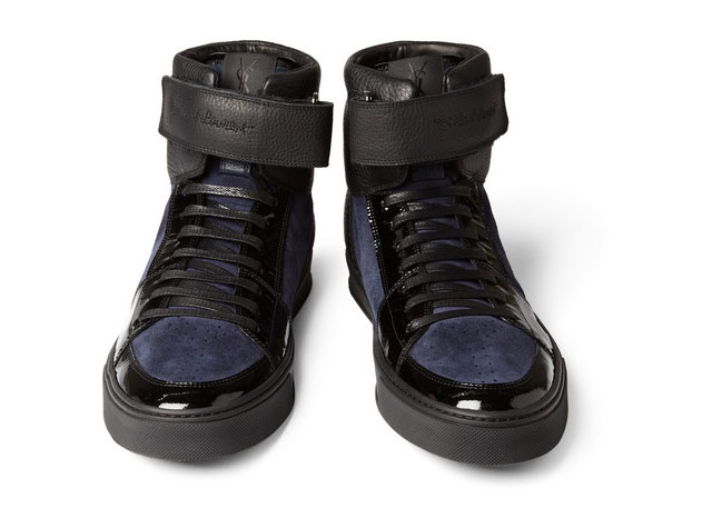 Yves Saint Laurent Leather And Suede Sneakers Yves Saint Laurent Leather And Suede Sneakers