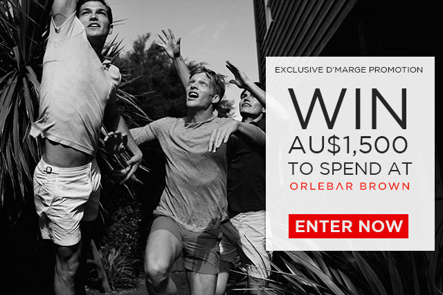 GIVEAWAY: AU$1,500 Mens Wardrobe from Orlebar Brown GIVEAWAY: AU$1,500 Mens Wardrobe from Orlebar Brown