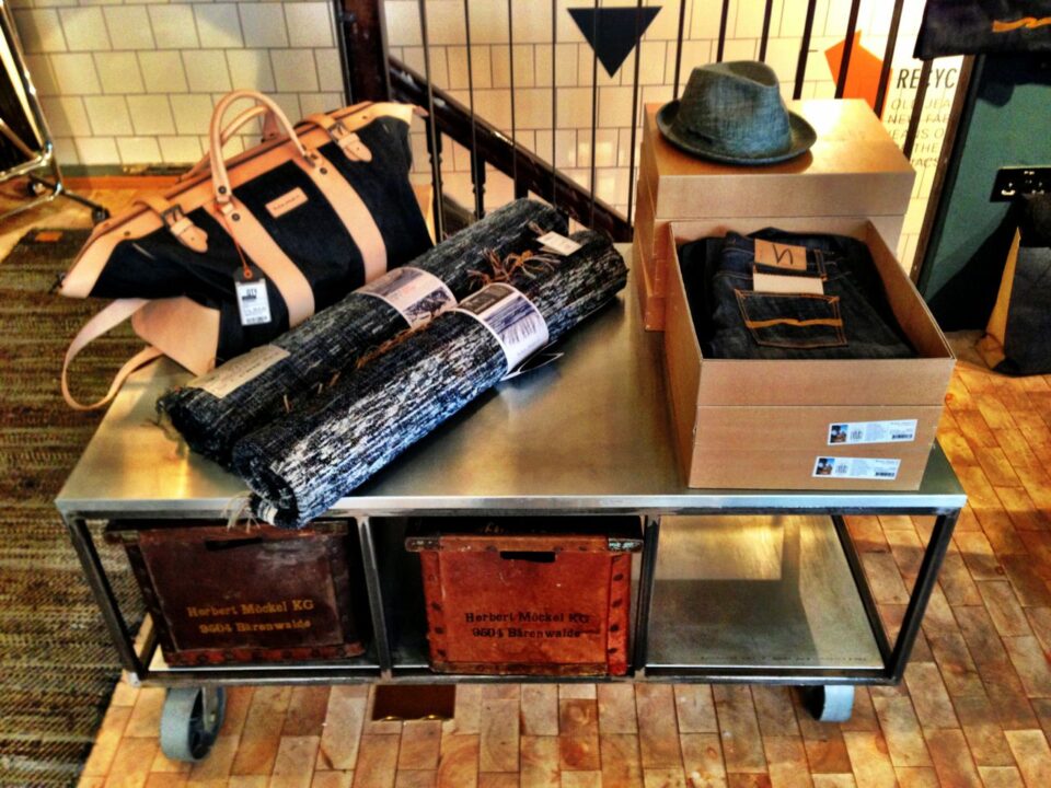 The Nudie Jeans Repair Shop Soho, London