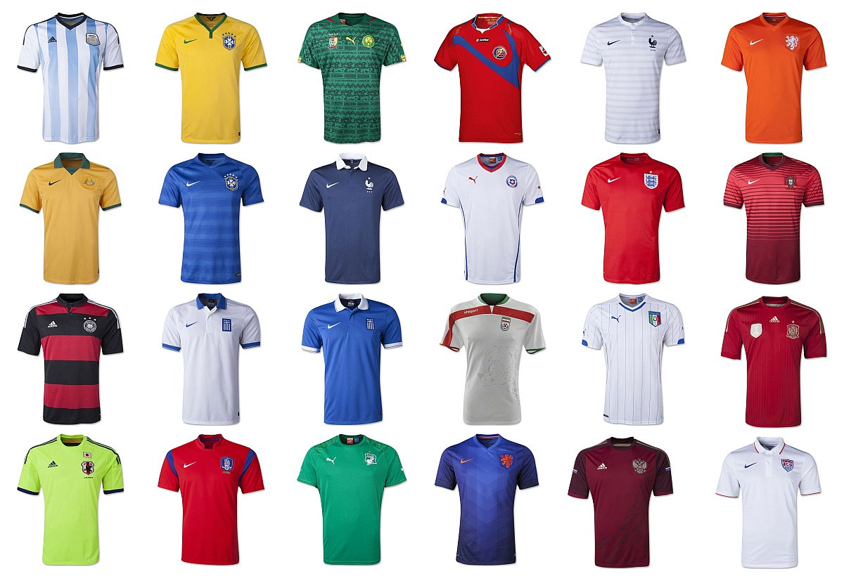 International football team kits
