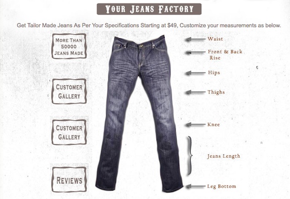 Make Your Own Jeans - $75