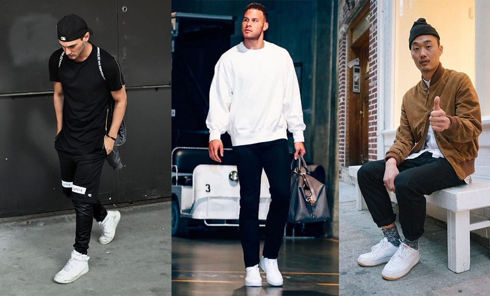 best outfit for white sneakers