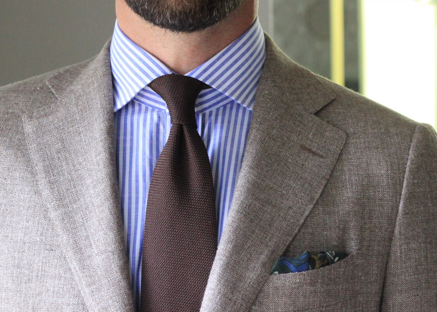 Grosgrain Solid Copper Tie | Silk Ties | The Tie Bar