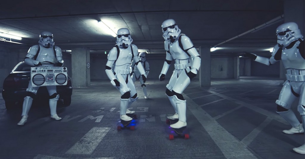 Watch Stormtroopers Take A Day Off To Go Longboarding
