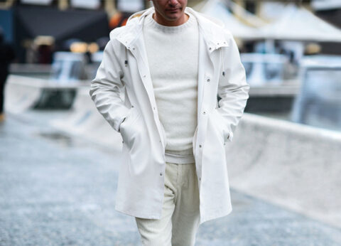 Fashion Coats Winter Coats C&A Winter Coat light grey allover print casual look 