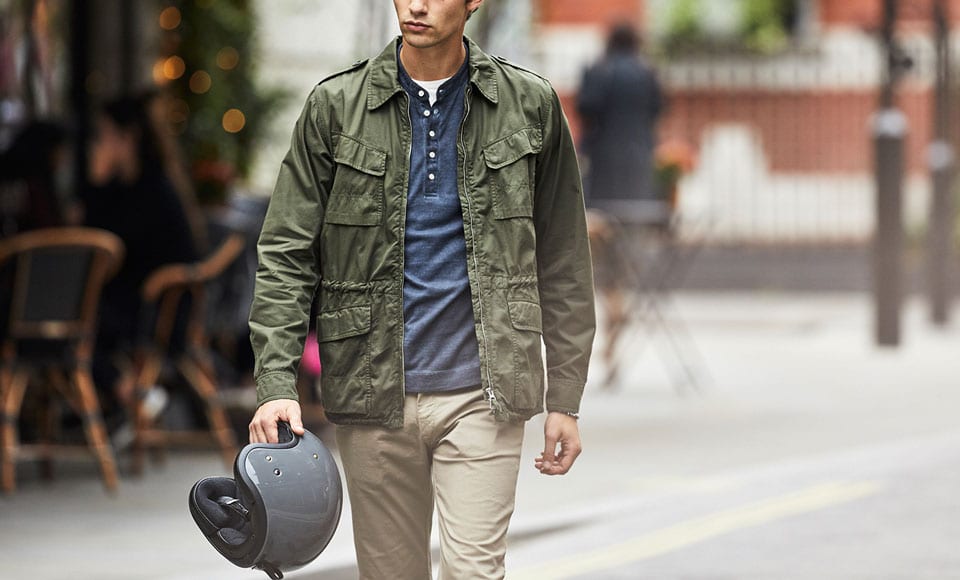 military style field jacket