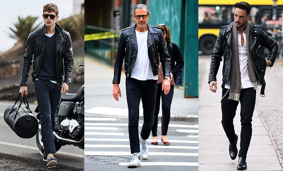 How To Wear & Style A Leather Jacket