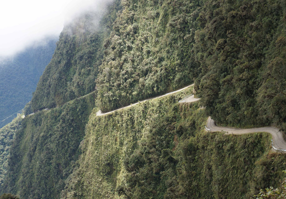 Cycling Death Road, Bolivia