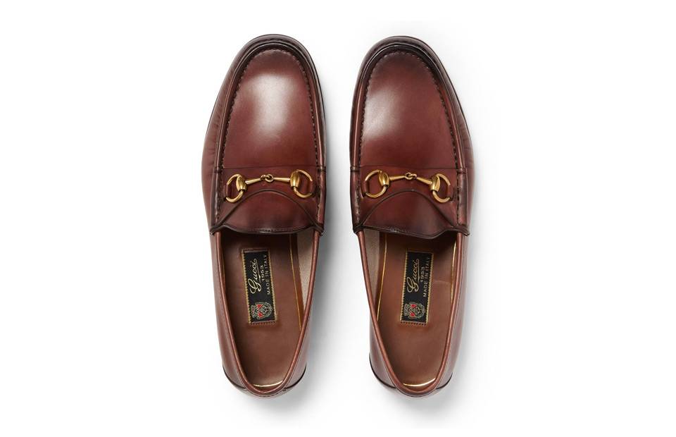 gucci loafers with shorts