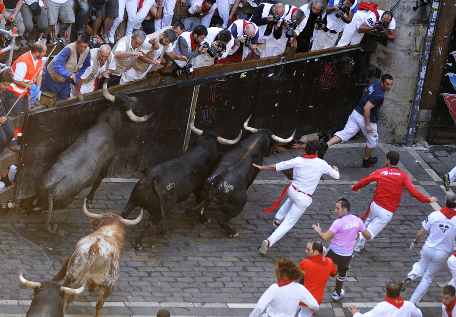 Running Of The Bulls, Spain