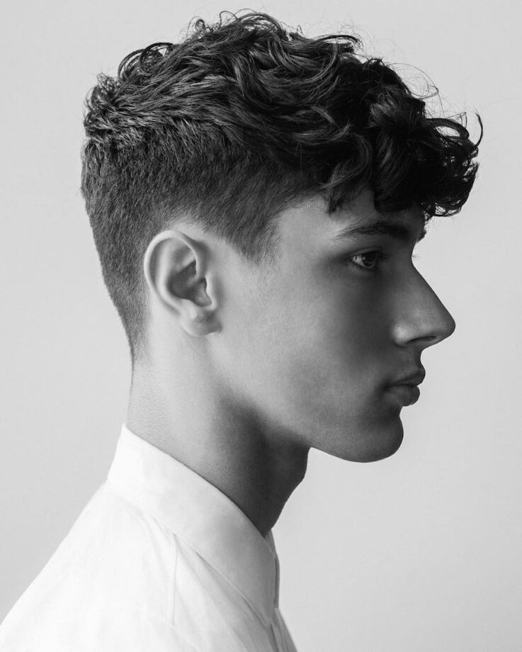 Men Wavy Fringe hair style - how to : r/curlyhair