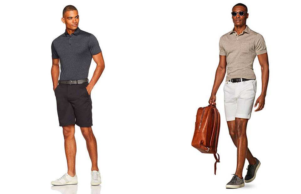 polo shirts with shorts