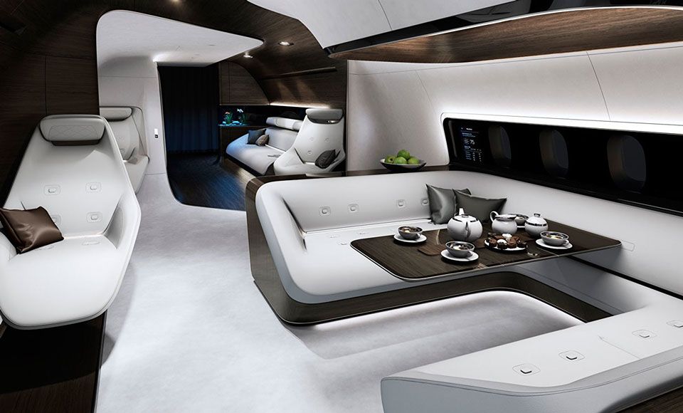 Step Inside Lufthansa's VIP Airbus A350 Private Jet Complete With Spa