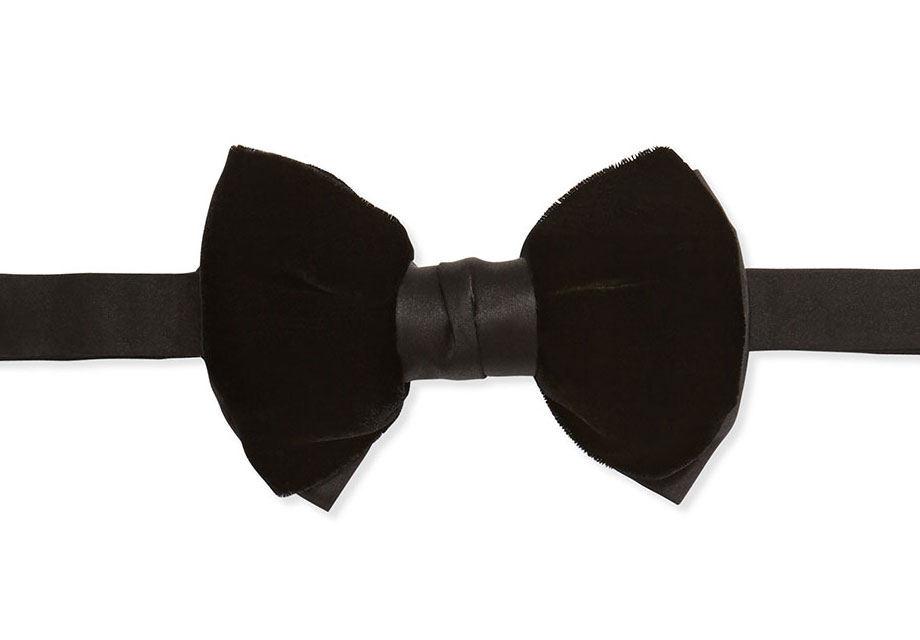 mens black tie accessories