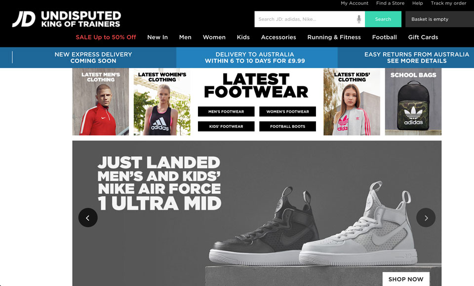 uk sneaker shops online