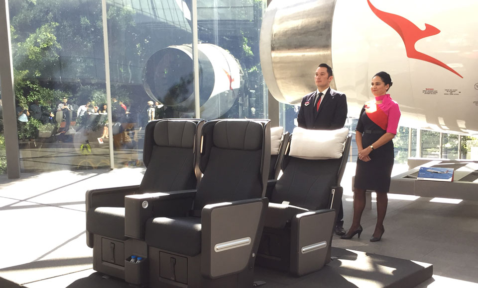 Qantas Unveil Their Latest Premium Economy Seats For The 787 Dreamliner