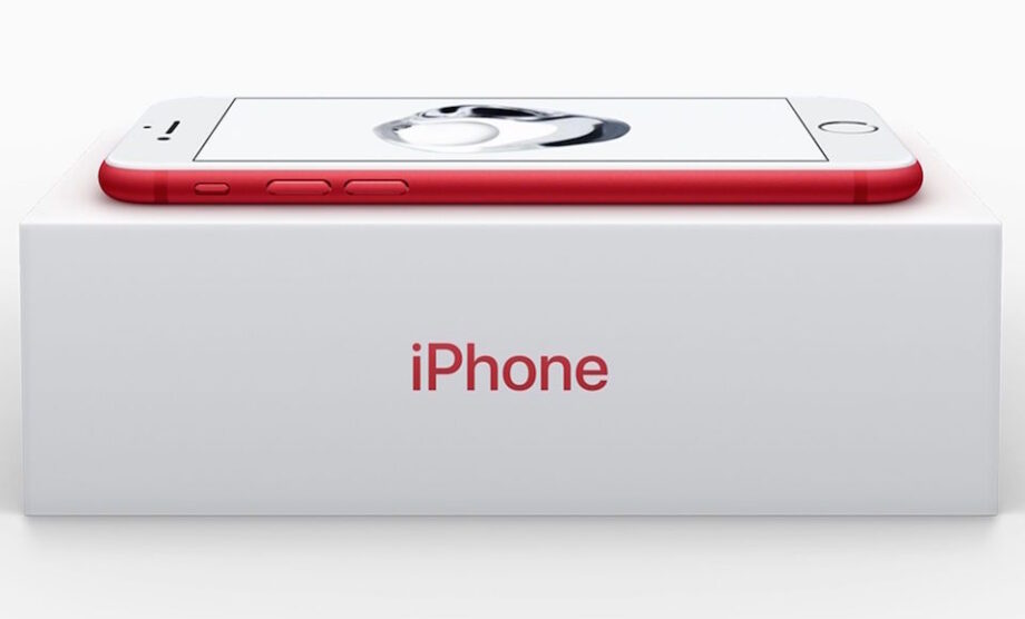 red iPhone 7