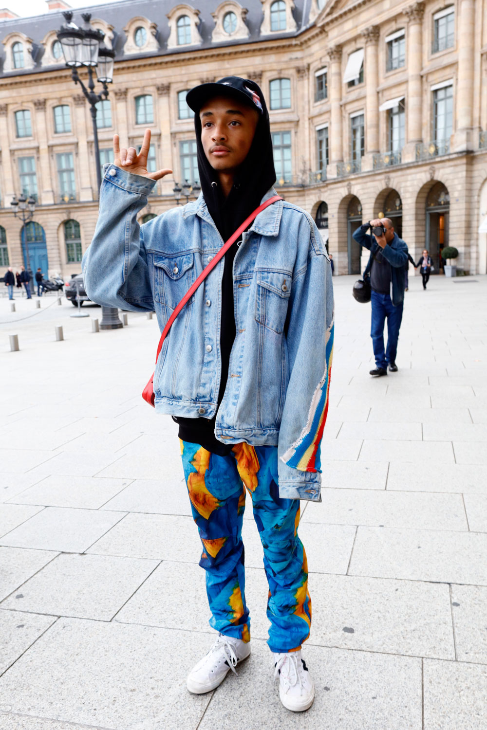jaden smith denim jacket icon