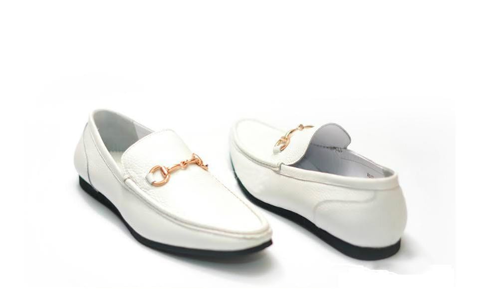 men's all white slip on shoes