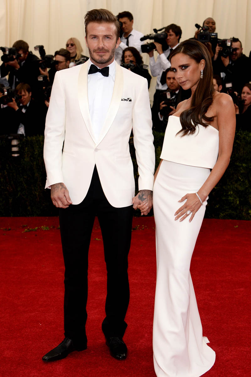david beckham white jacket