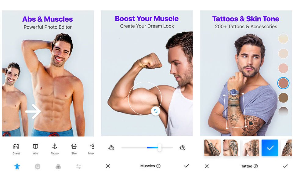 Manly' App Allows Men To Add Fake Muscles & Tattoos For The Perfect Selfie  - DMARGE