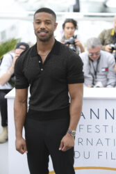 michael b jordan black shirt