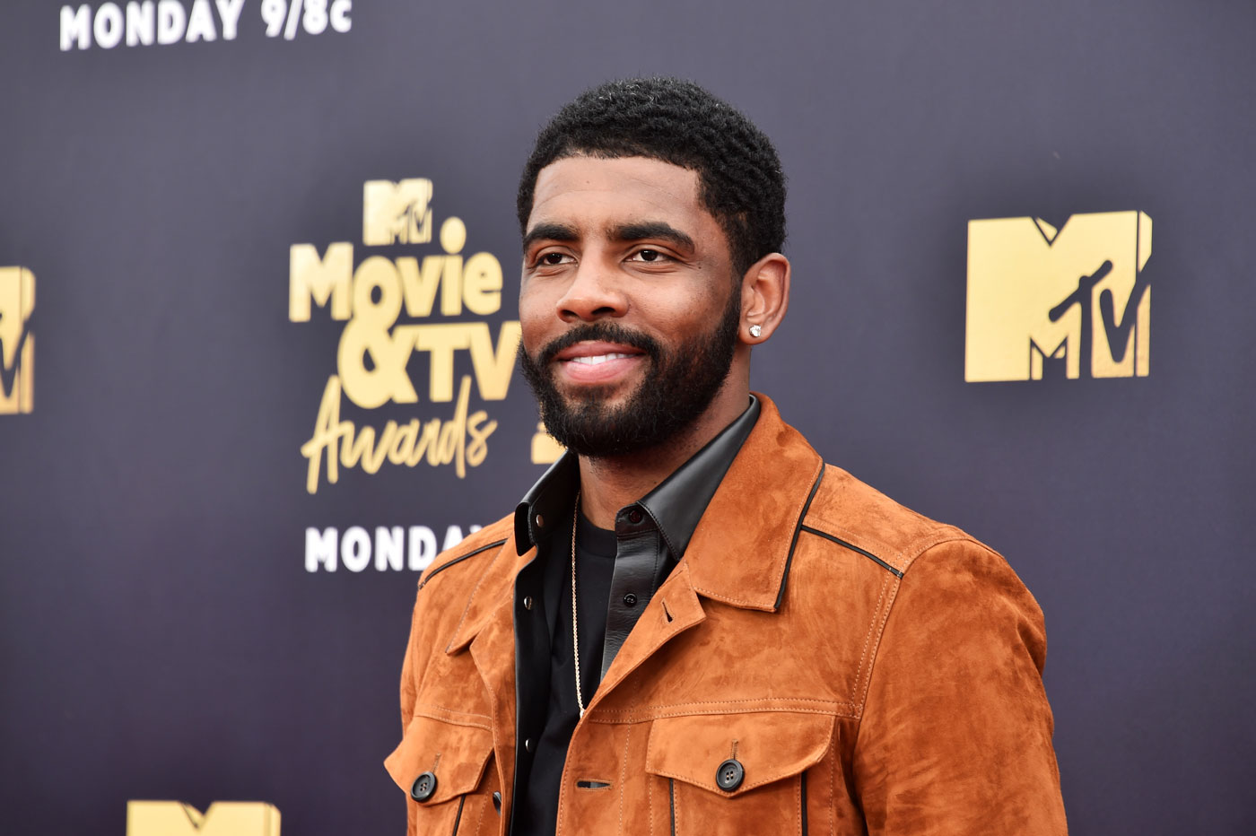 Kyrie Irving Is Proving That It's Okay For Men To Rock Leather Shirts