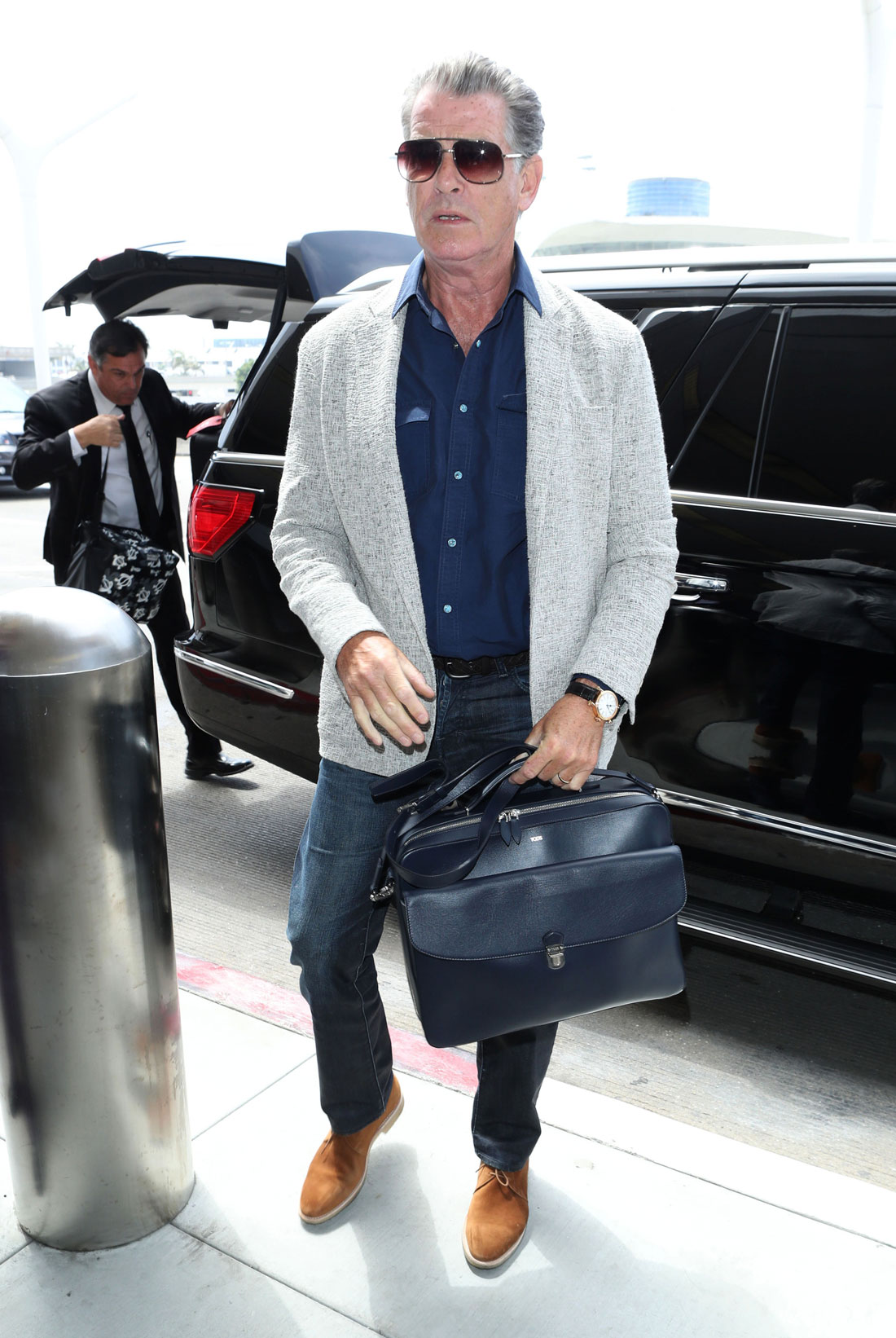 Pierce Brosnan Is Dressing Exactly How You Wish Your Dad Would Dress