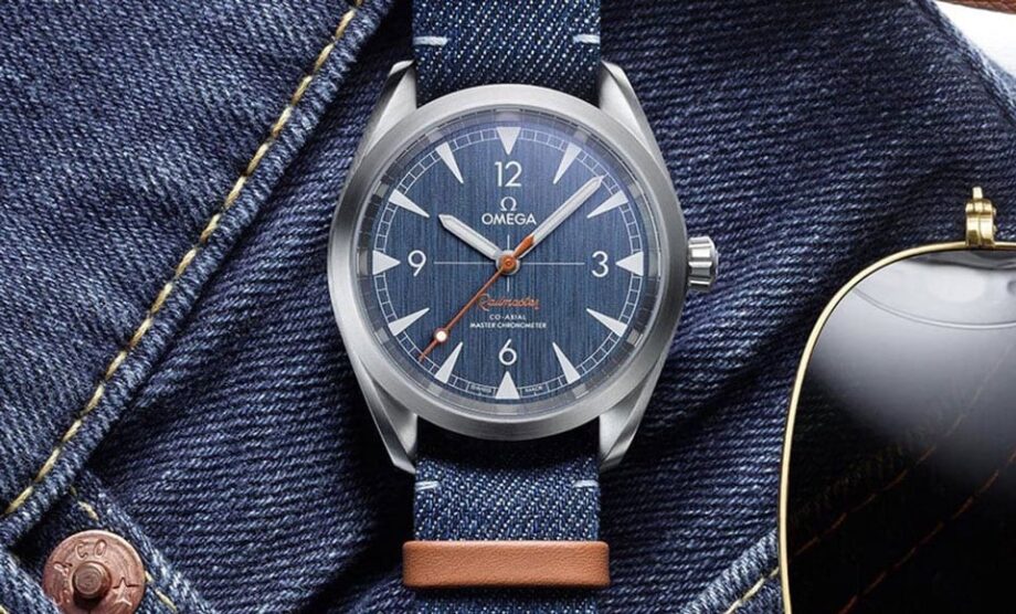 Omega Railmaster Denim