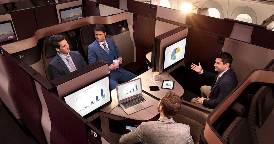 Qatar Airways Have Found A Way To Guilt You Into Working At 40,000ft 