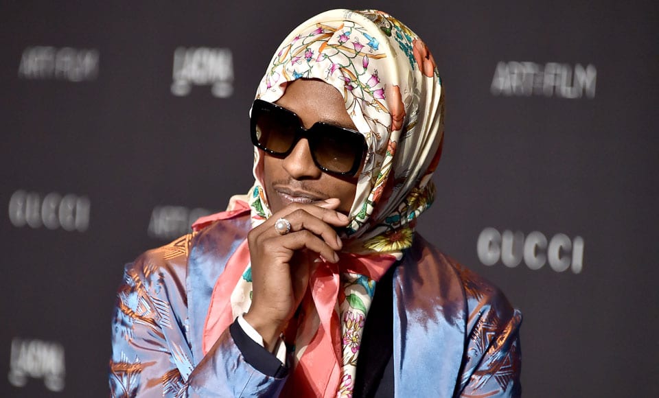 A$AP Rocky Stepped Out Looking Like Your Grandma In Gucci