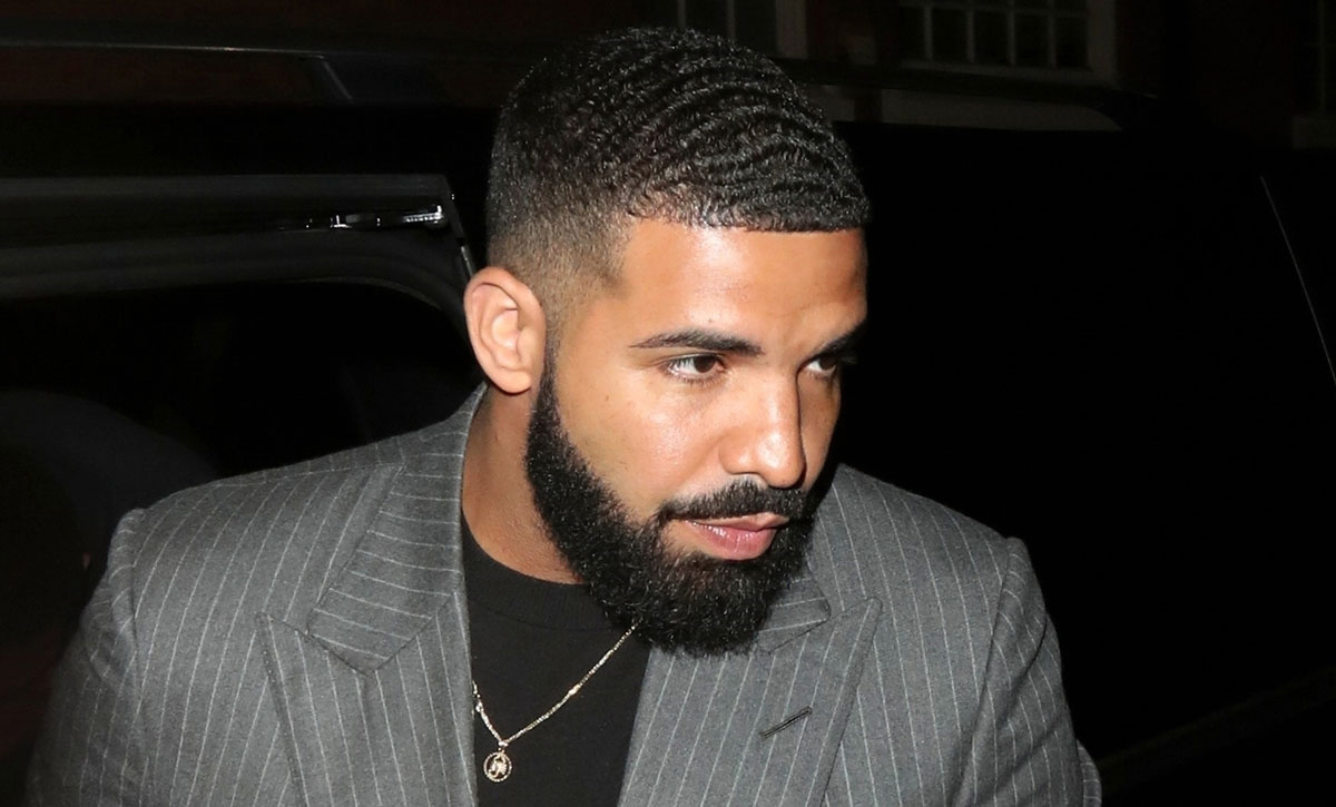 drake with hair clips