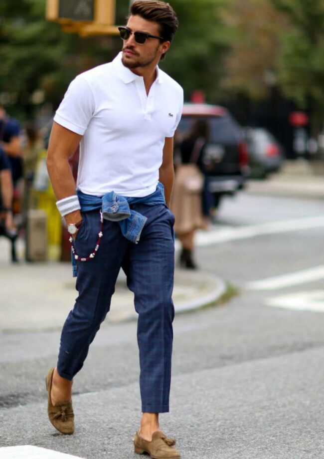 How To Wear A Polo Shirt: 11 Outfit Ideas For Guys The Modest Man ...