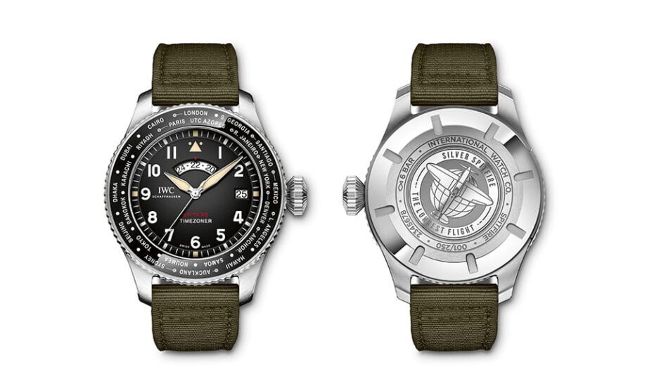 IW395501 Pilot's Watch Timezoner Spitfire Edition The Longest Flight