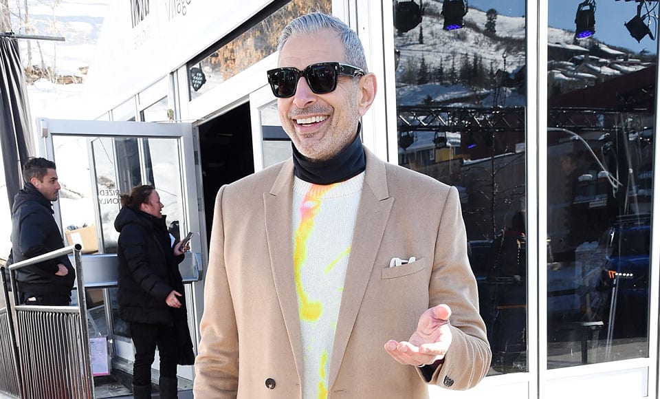 Jeff Goldblum’s Winter Fashion Is A Winner