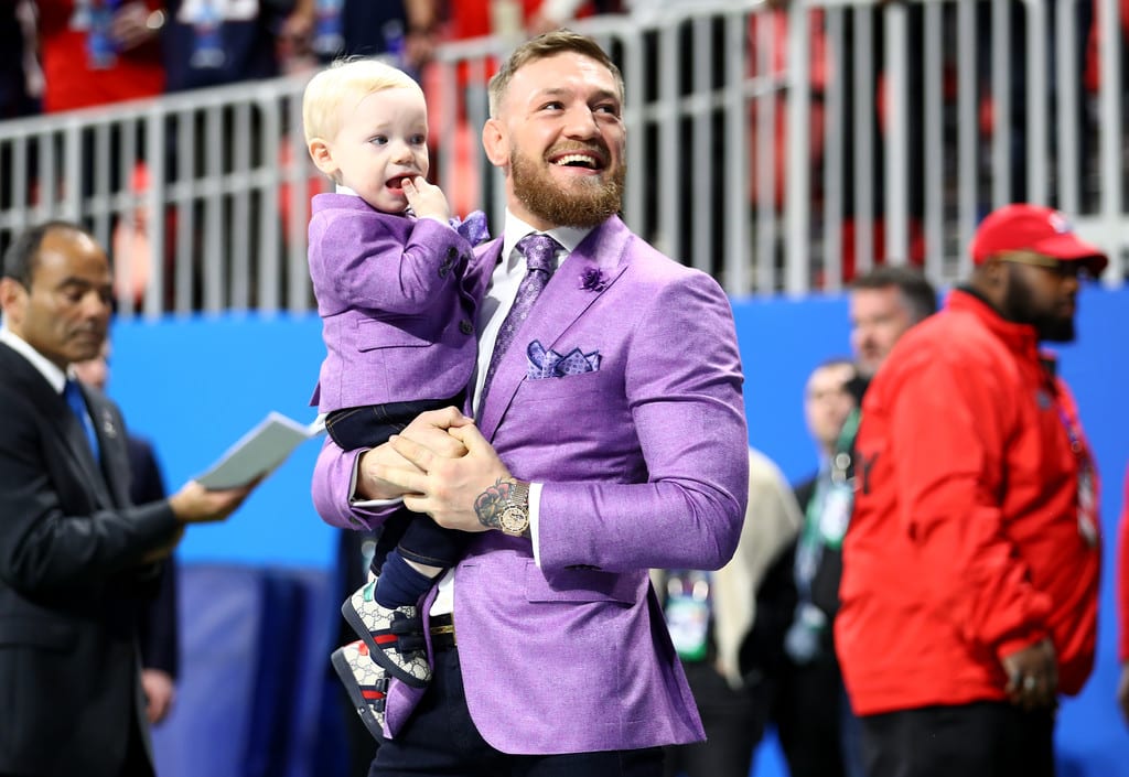 Conor McGregor Proves Why He's The Best Dressed Dad At Super Bowl LIII