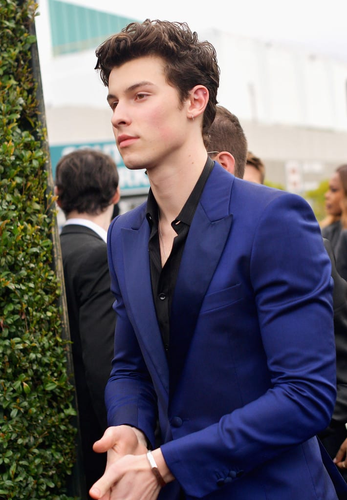 Shawn Mendes Owns The Red Carpet By Wearing One Of The Hardest Tuxedo Colours