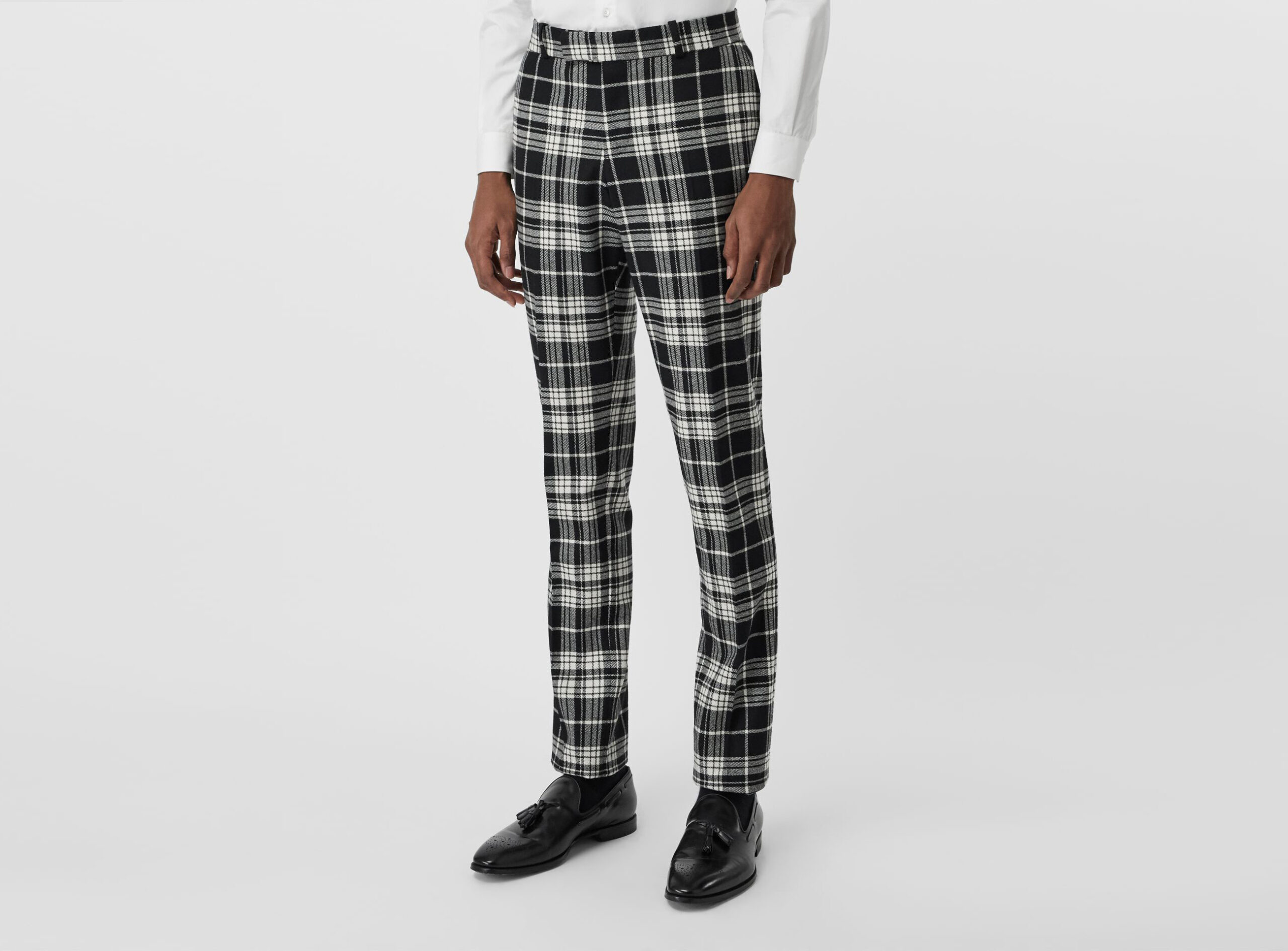 What to wear with tartan trousers