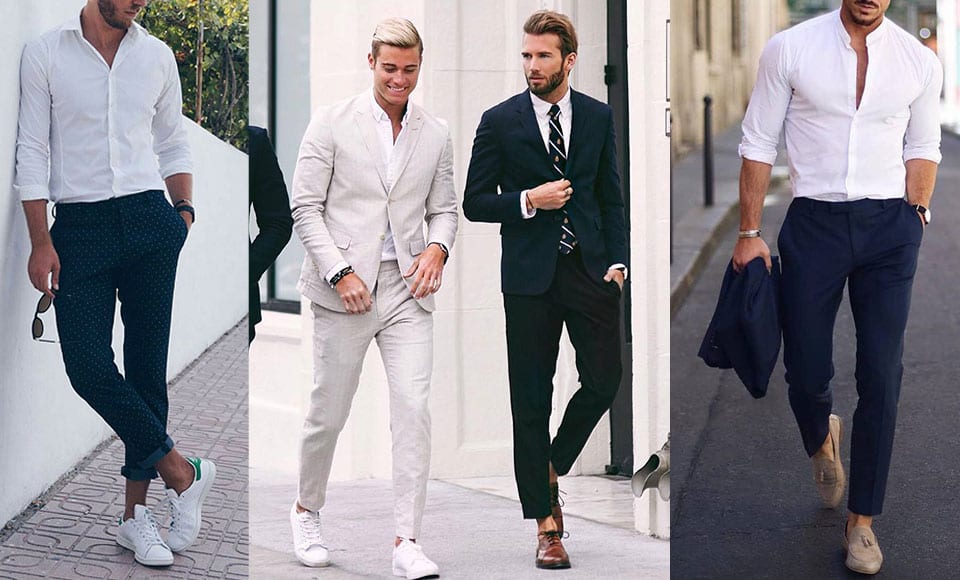 How To Wear & Style Men'S White Shirts