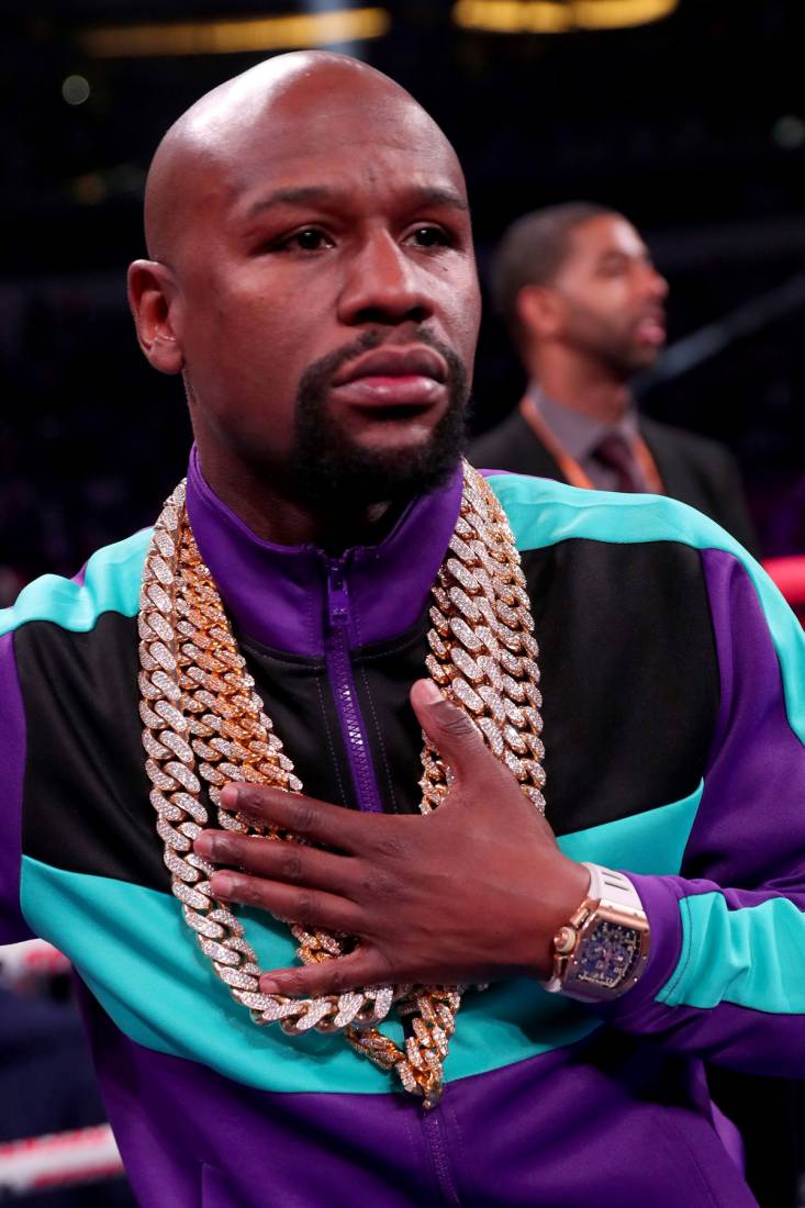 Floyd Mayweather Spotted Wearing Enough Bling To Fund A Small Rogue Nation