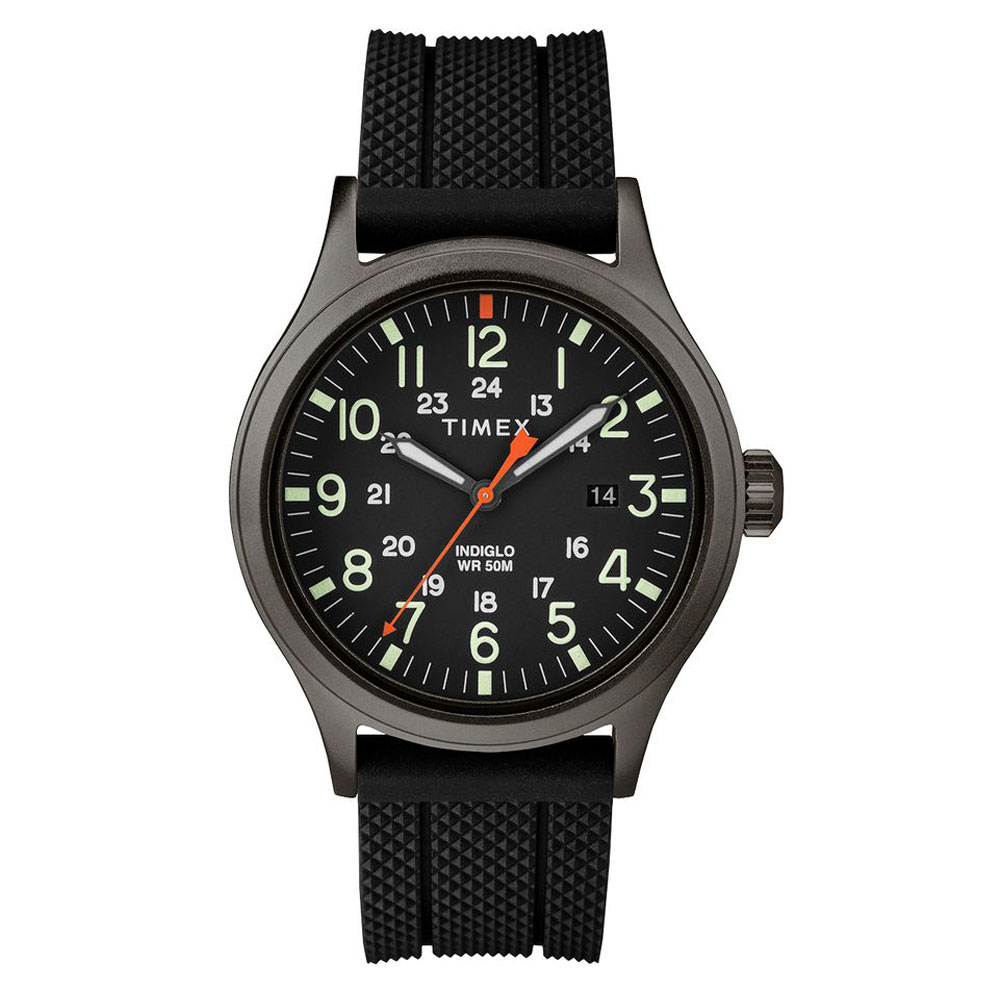 Allied 40mm Silicone Strap Watch