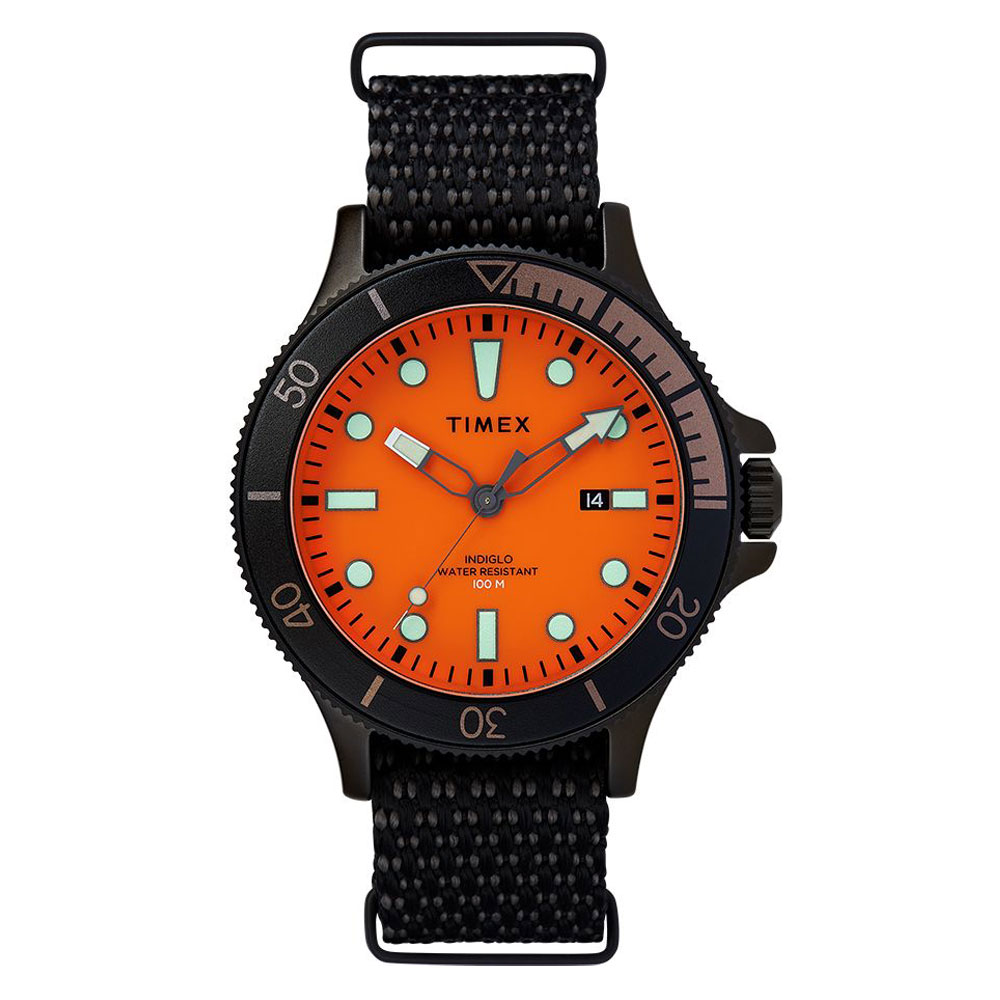 Allied Coastline 43mm Fabric Strap watch