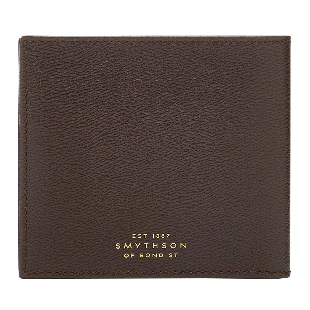 Smythson Grosvenor Textured Leather Billfold Wallet