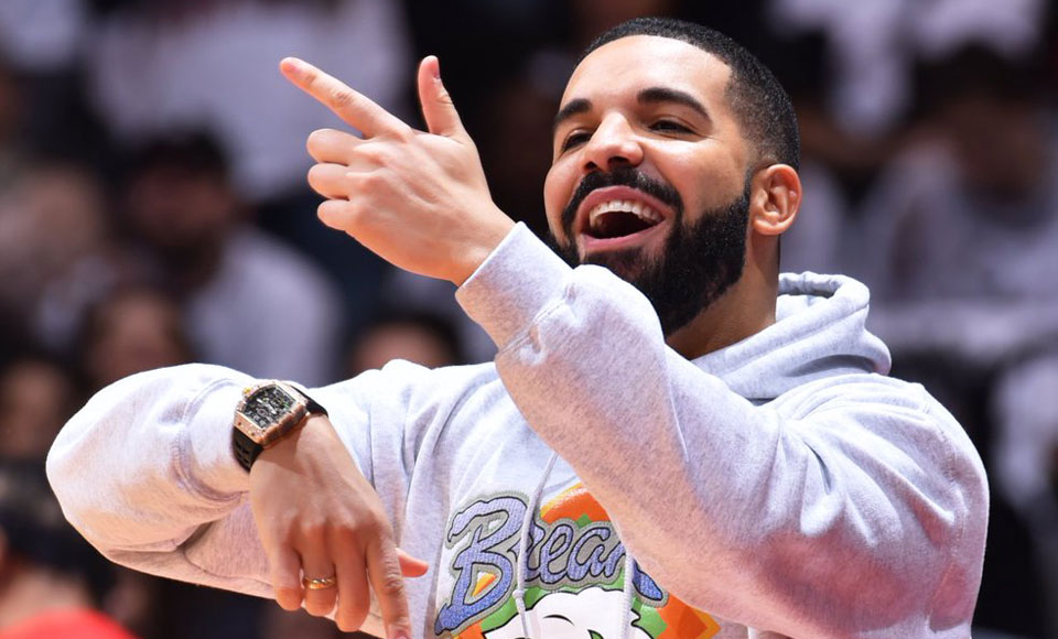 Drake Rocked A $300,000 Watch With A $35 Hoodie To The NBA Playoffs