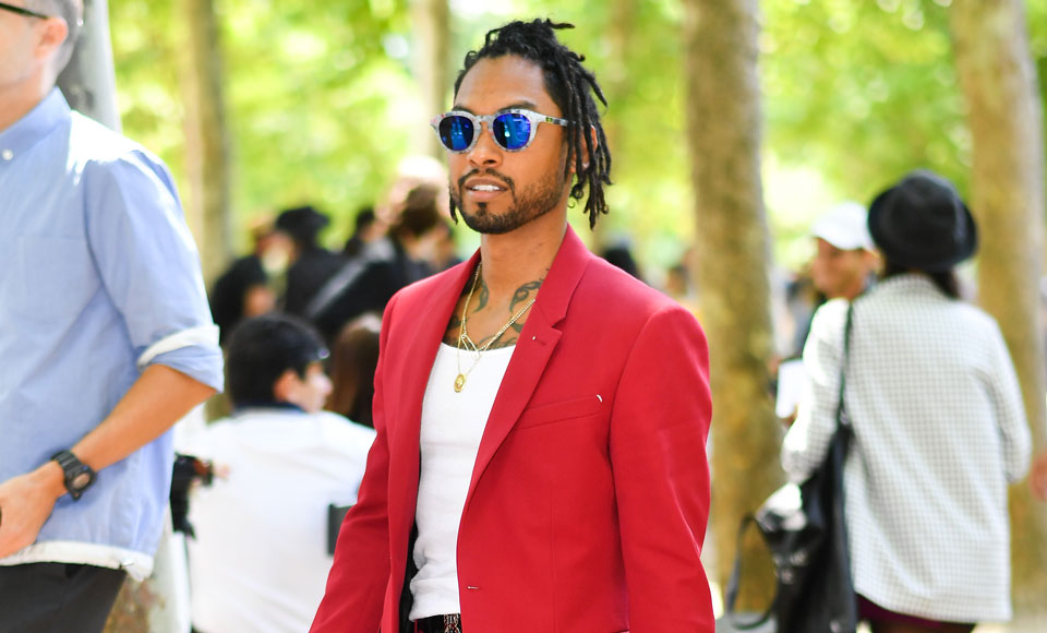 Miguel Shows You The Right Way To Rock A Casual Red Suit