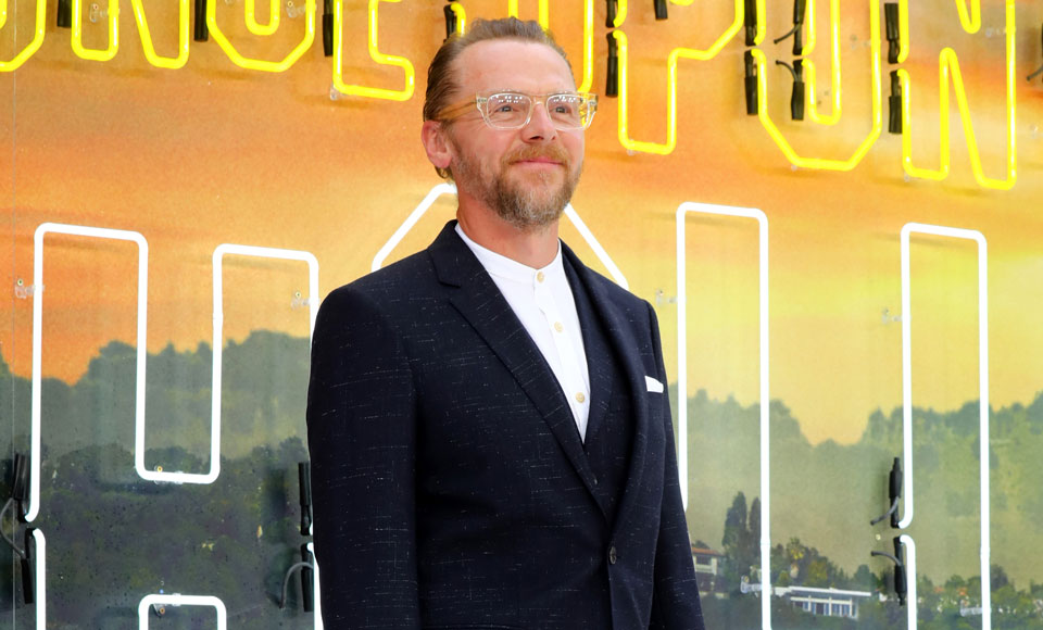 Simon Pegg Casually Out-Dressed Leonardo DiCaprio At The 'Once Upon A Time…In Hollywood' Premiere